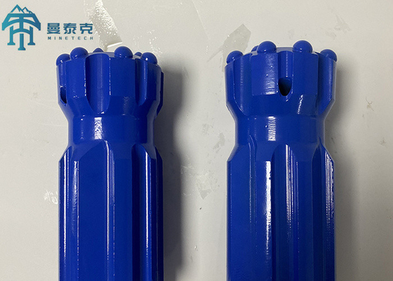 Płaska powierzchnia 64mm T38 Carbide Button Bits Gwintowane kuliste cofanie