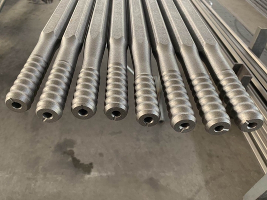 R32 Okrągły Drifter Top Hammer Drill Tube Thread Drill Rod Do Tunelowania Boring Blasting