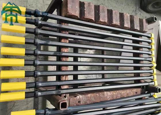 Wiercenie w górnictwie skał Hex 22 * ​​108 mm Stalowy integralny pręt wiertniczy Głowica dłuta