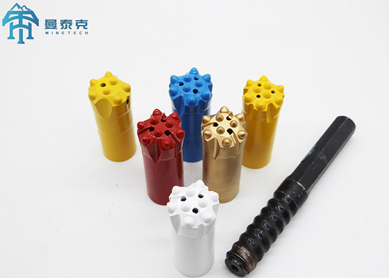 Uni Face Thread Button Bit do wydobycia z T51 z przędzą