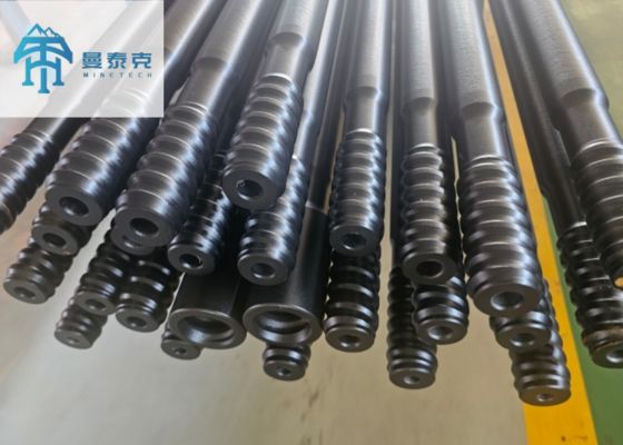 Pręt wiertniczy do skał z gwintem T38-H35-R32 2700mm do drążenia tuneli